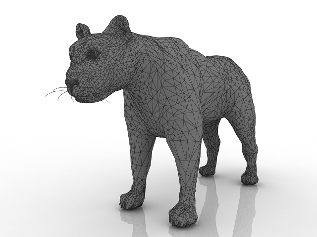 Panther 3D model