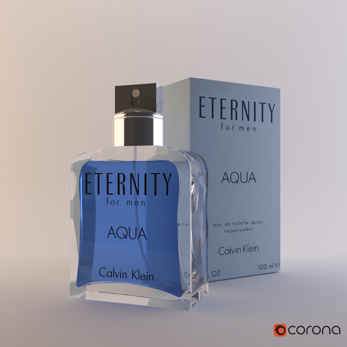 Perfume Calvin Klein Eternity 3D model