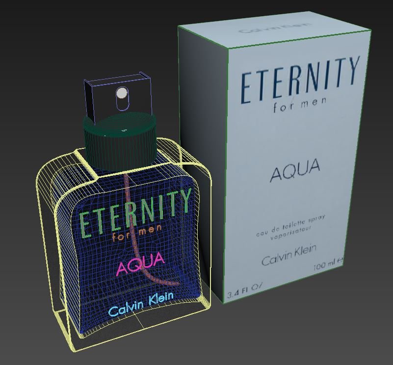 Perfume Calvin Klein Eternity 3D model