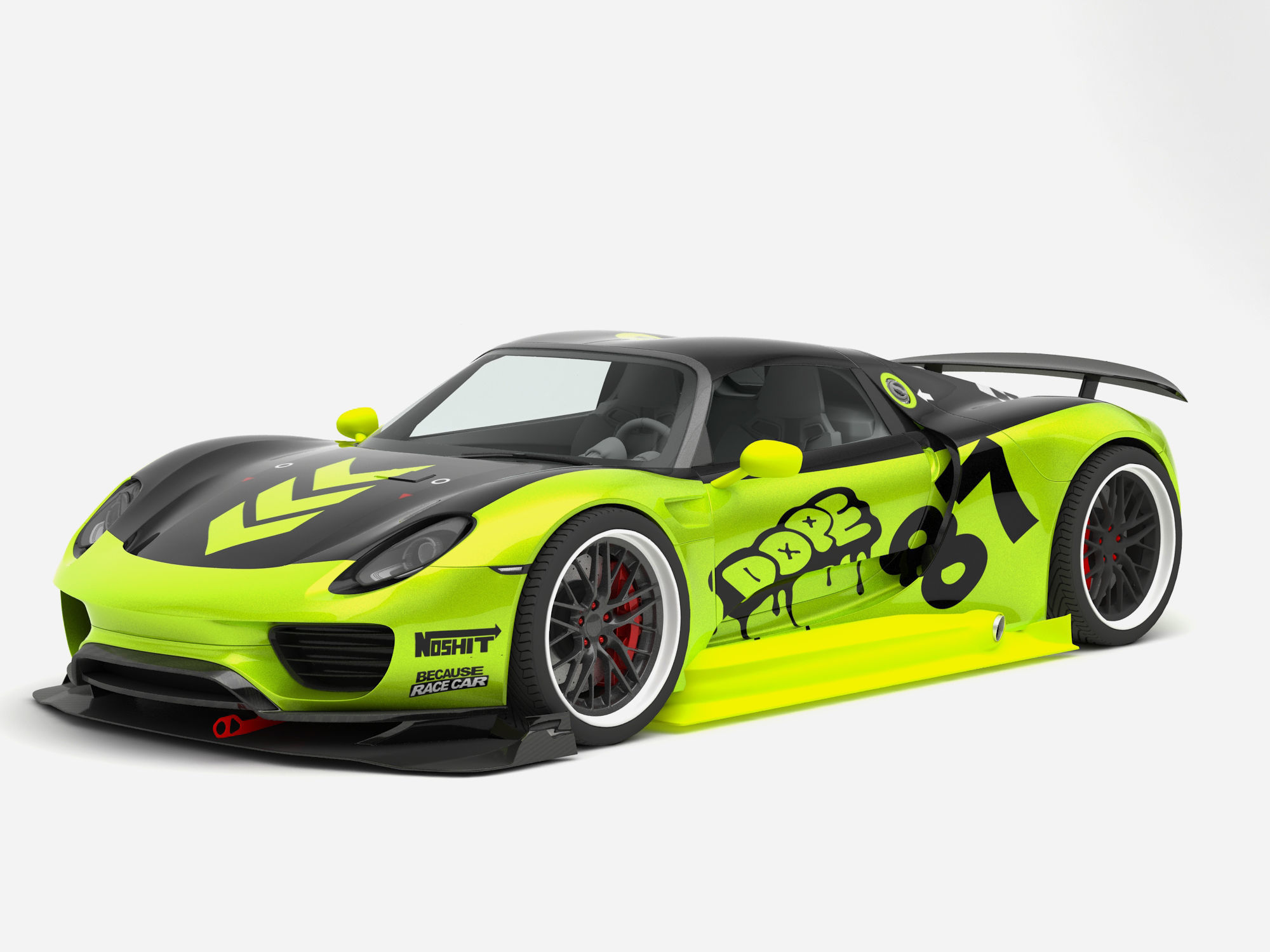 Porsche Chimera 918 Concept 3D model