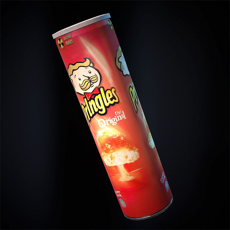 Prlngles Snack Chips 3D model