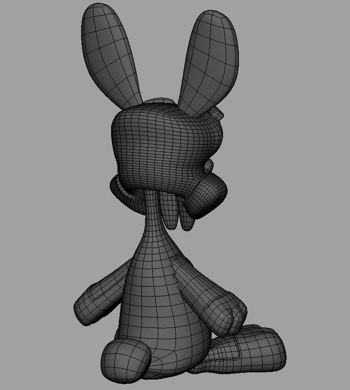 Rabbit Cartoon 3D model