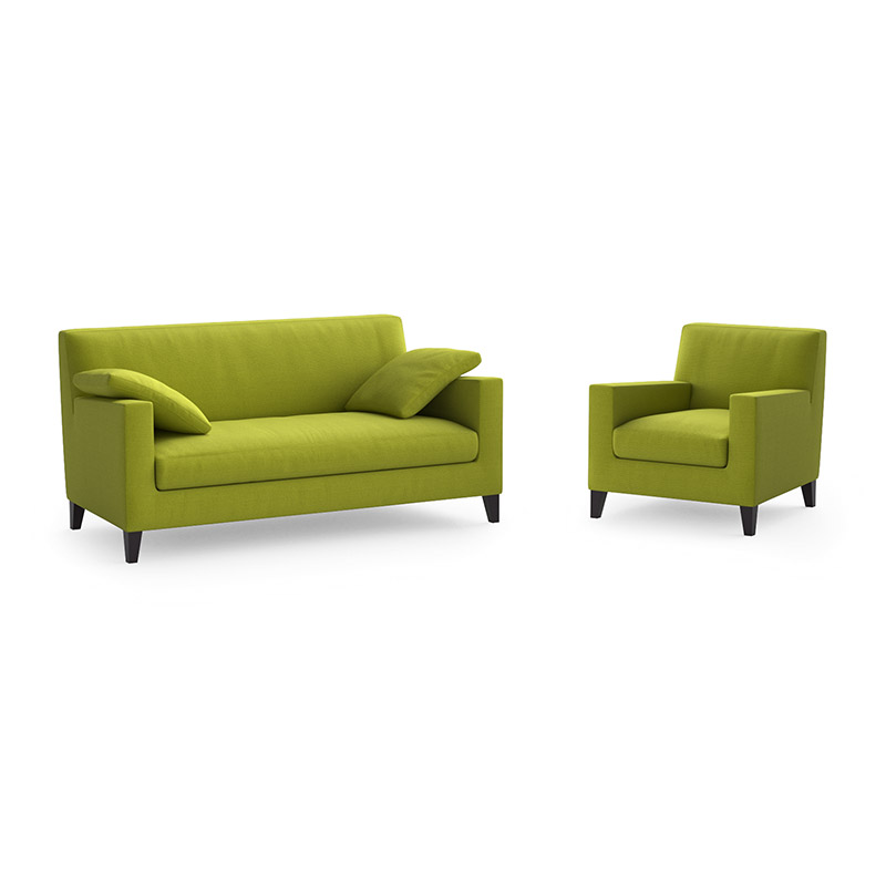 Sofa and armchair 3D model