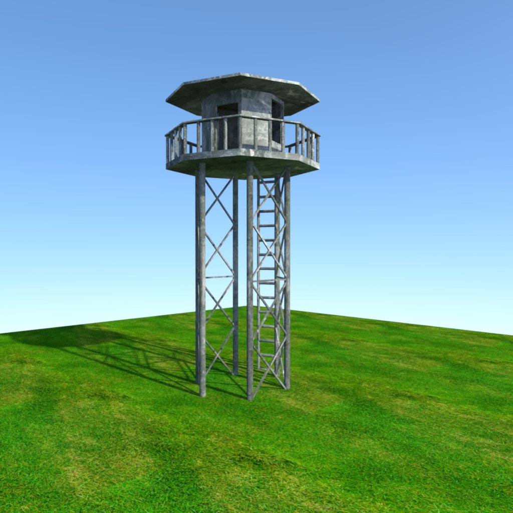 Guard tower 3D model