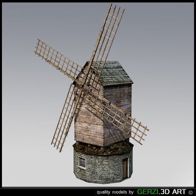 Windmill 3D model