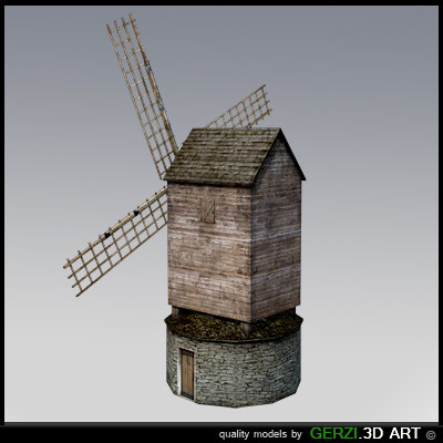 Windmill 3D model