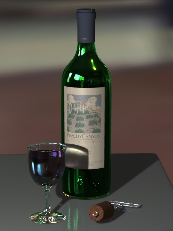 Wine 3D model