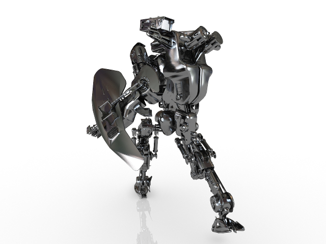 Сombat robot 3D model