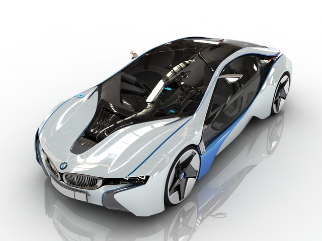 BMW i8 concept 3d model