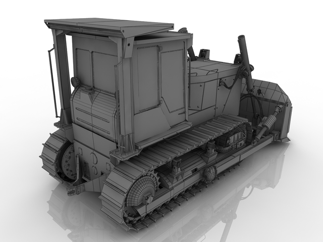 Bulldozer 3D model