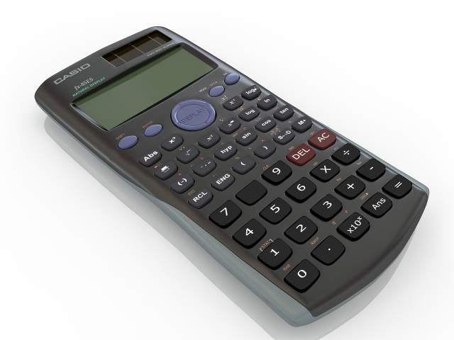 Calculator Casio 3D model