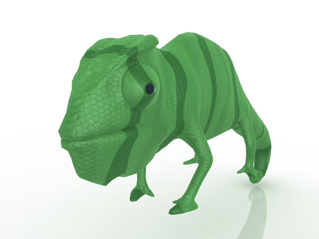 Chameleon 3D model