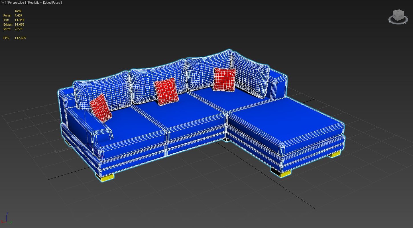 Couch 3D model