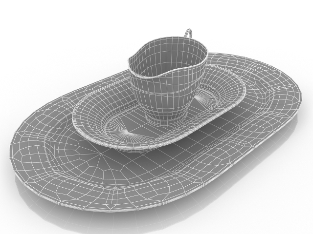 Dishes 3D model