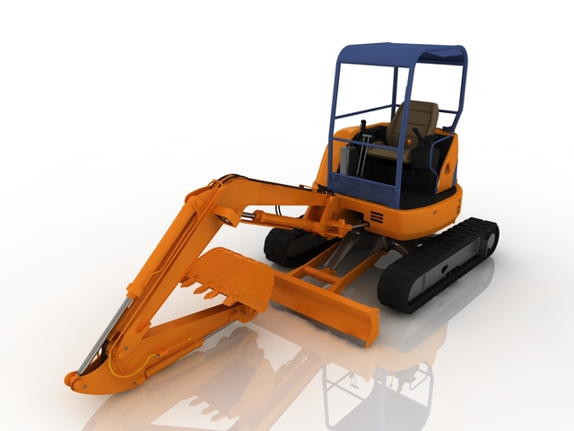 Excavator 3d Model Download For Free