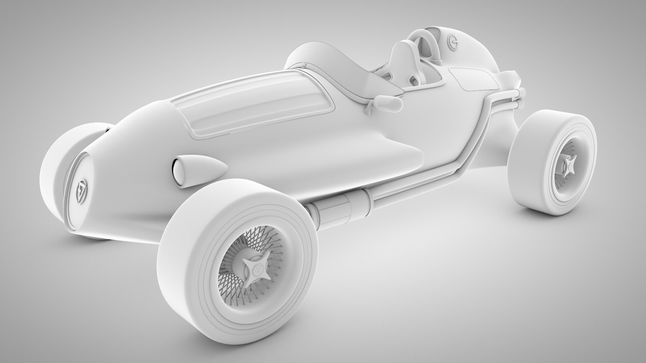 Formula Vee car 3D model
