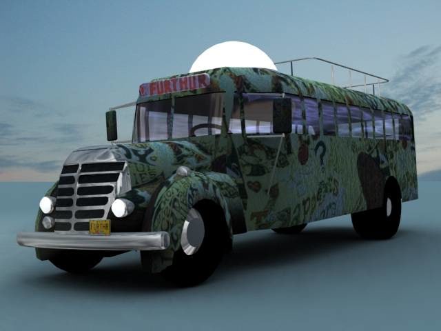 Furthur Bus 3D model