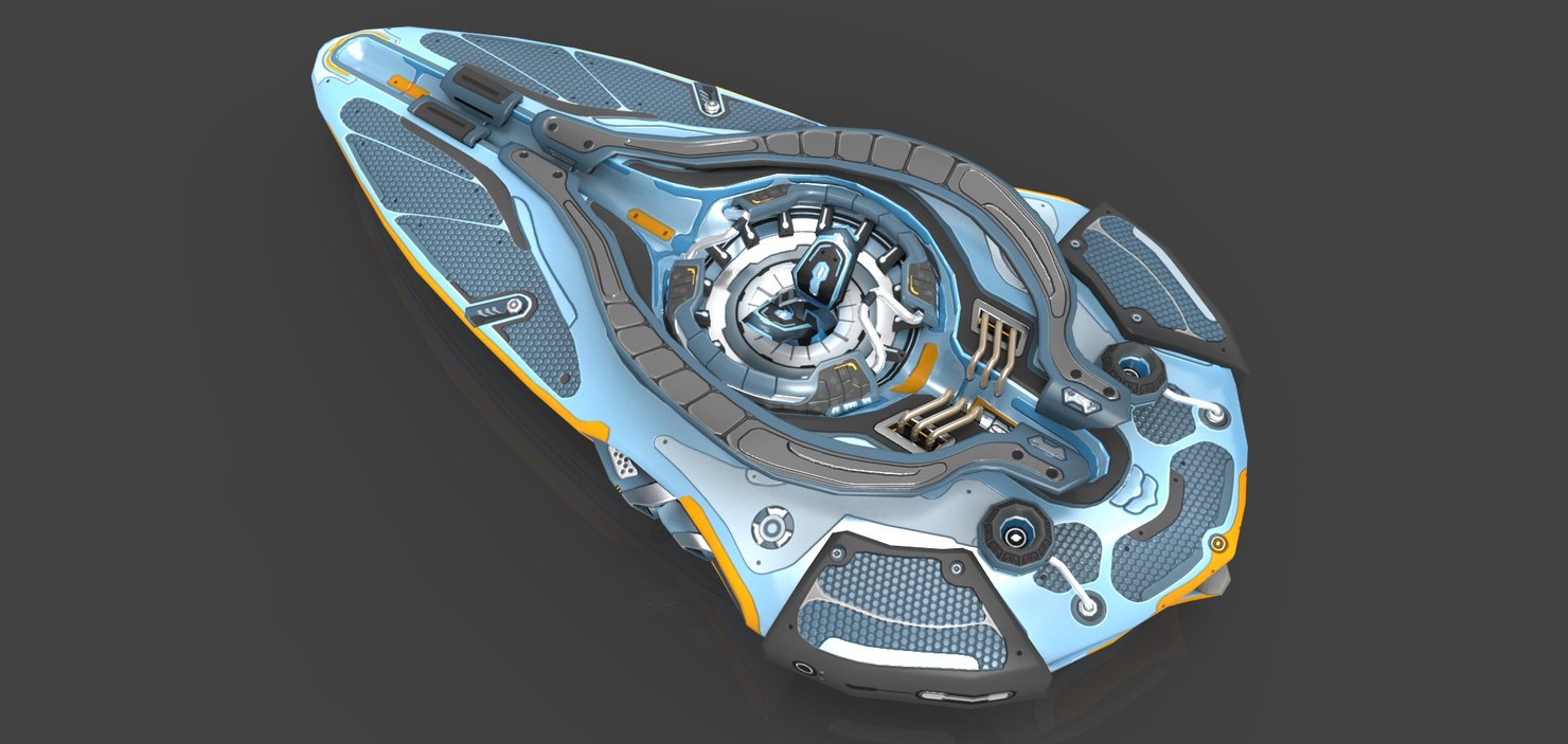 Luminaris starship 3D model