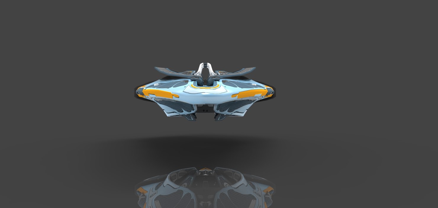 Luminaris starship 3D model