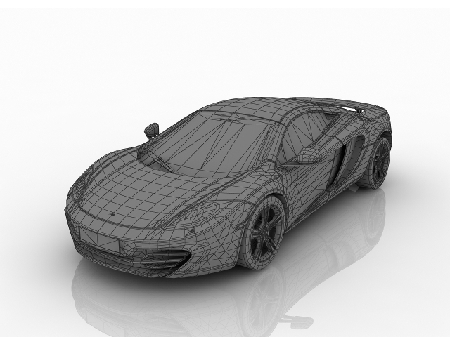 McLaren MP4 3D model