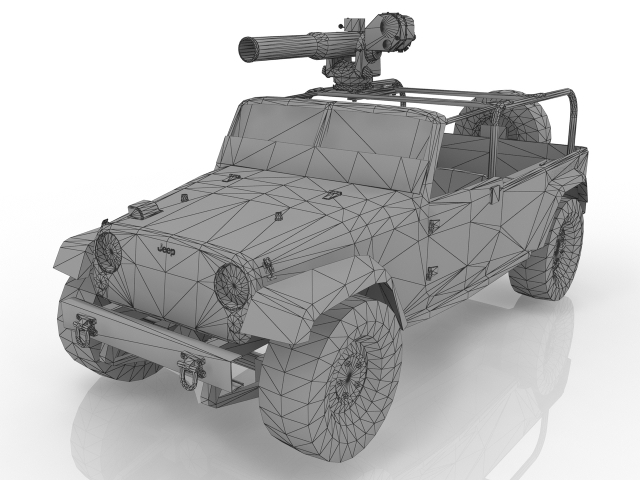 Military Jeep 3D model