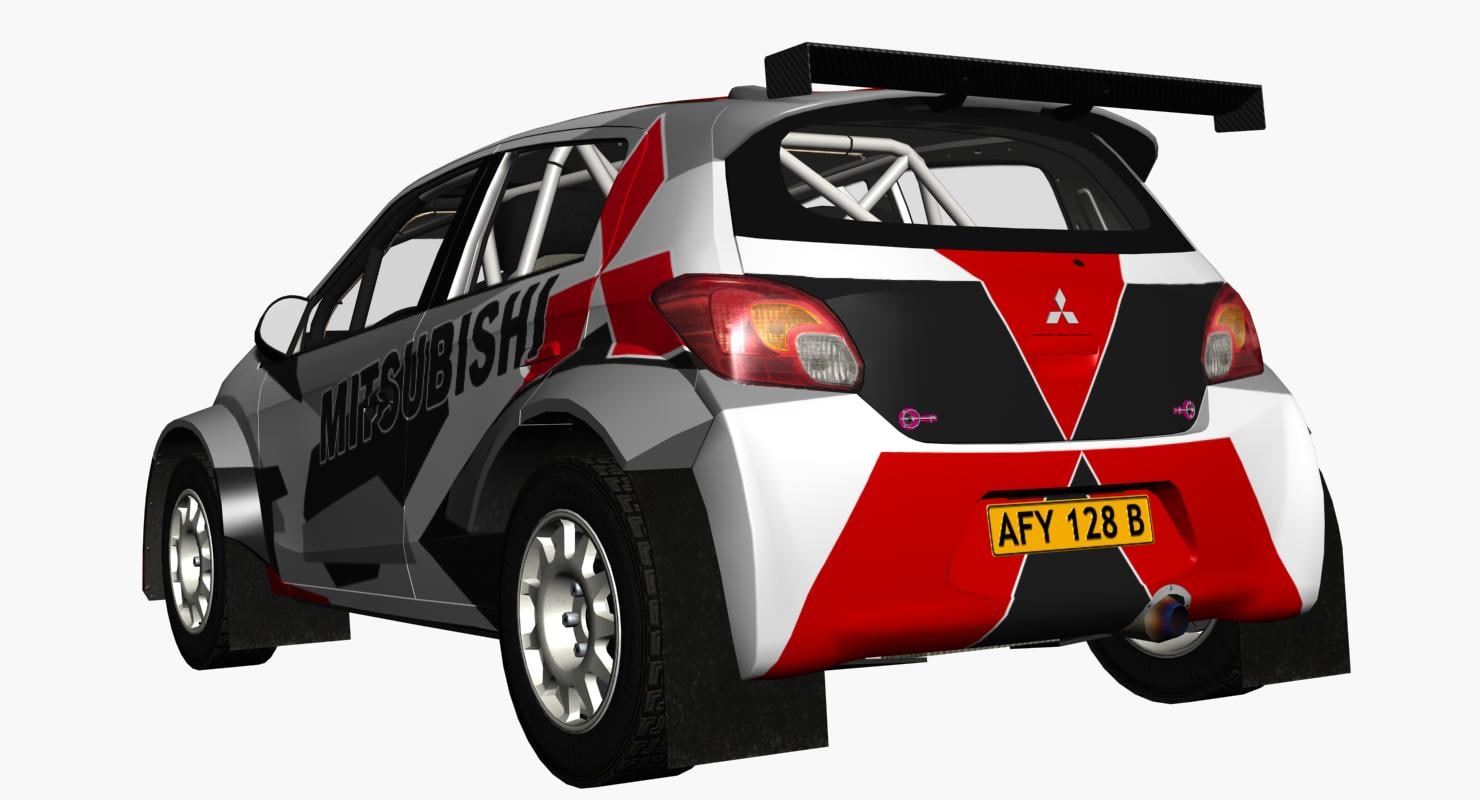 Mitsubishi R5 Rally 3D model