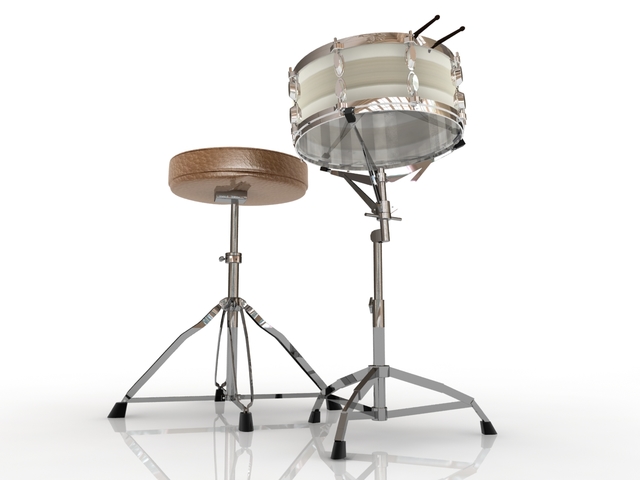 Percussion instruments 3D model