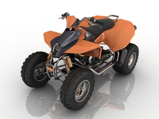 Quad bike 3D model