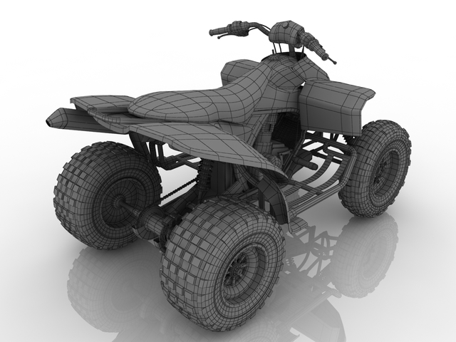 Quad bike 3D model
