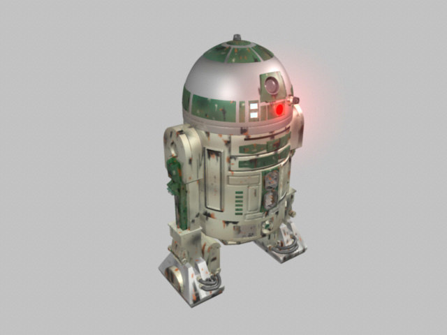 R2 Unit 3D model