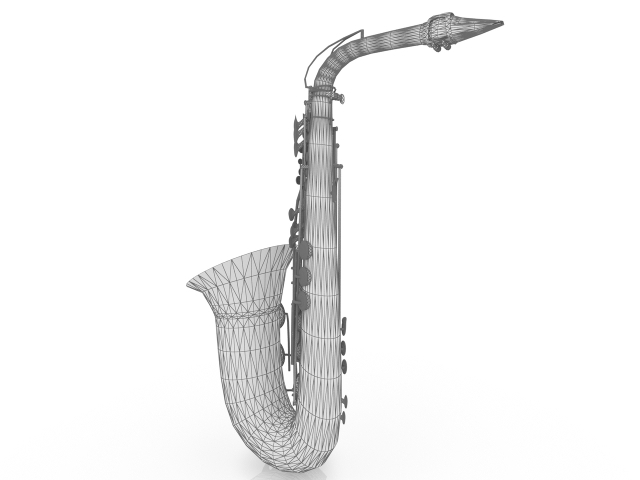 Saxophone 3D model
