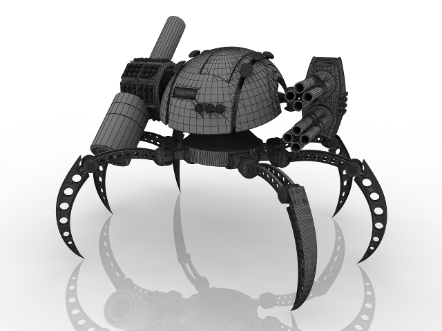 Robot spiderman 3D model