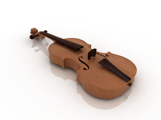 Violin 3D model