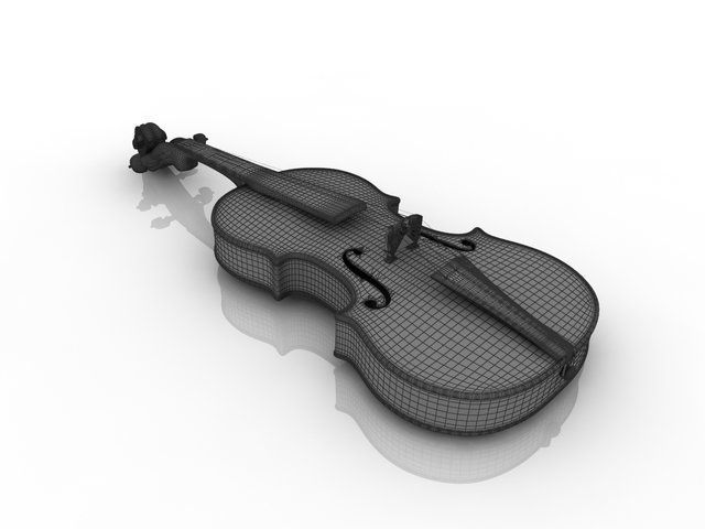 Violin 3D model