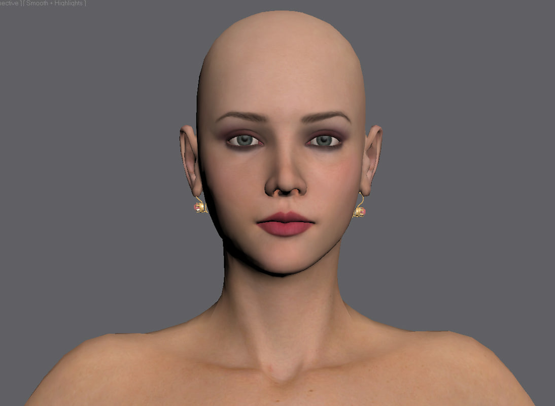 Woman Alesia 3D model