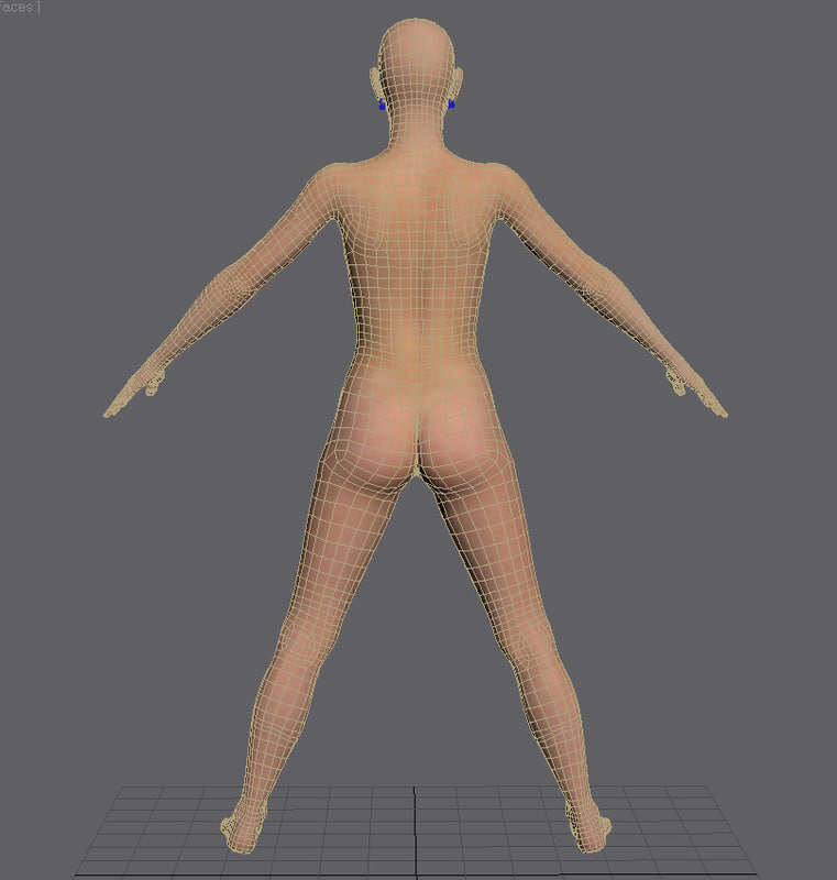 Woman Alesia 3D model