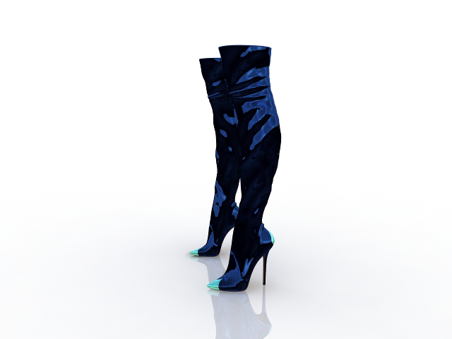 Women’s boots 3D model