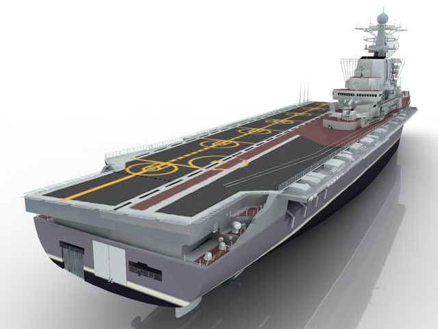 Aircraft carrier 3D model