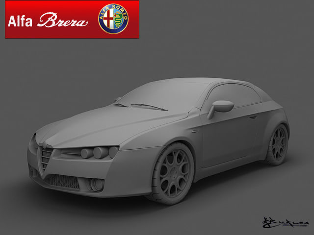 Alfa Romeo Brera 3D model