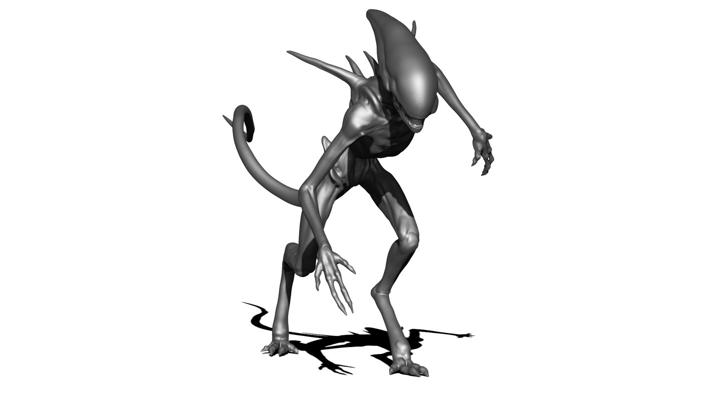 Alien Sculpt 3D model