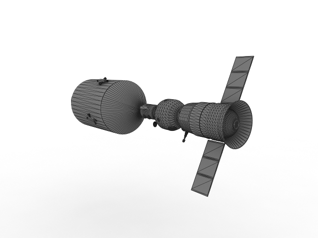 Apollo-Soyuz 3D model