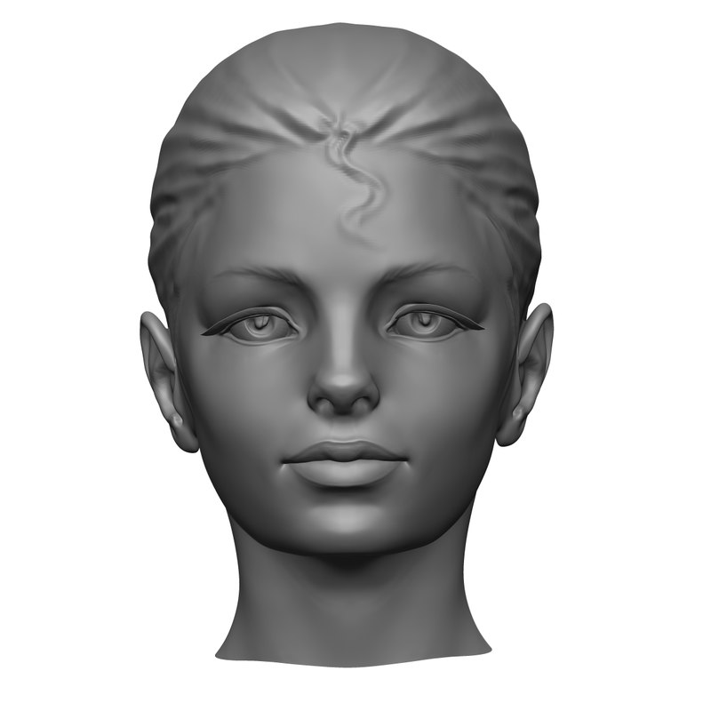 Beauty head 3D model