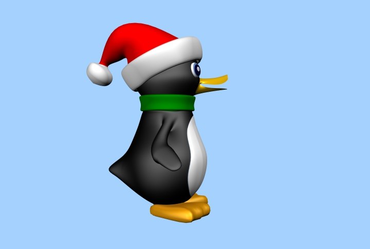 Cartoon Penguin 3D model