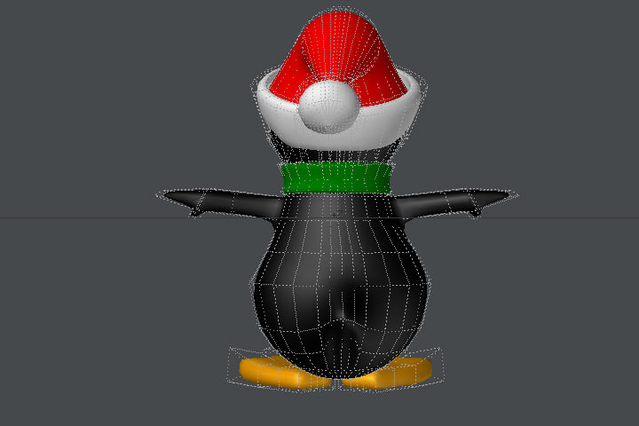 Cartoon Penguin 3D model