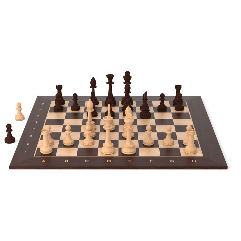 BIM Objects - Free Download! 3D Table Games - Chess - ACCA software