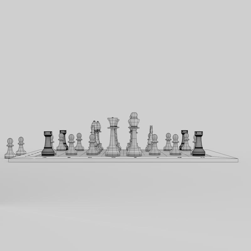 Chess 3D model