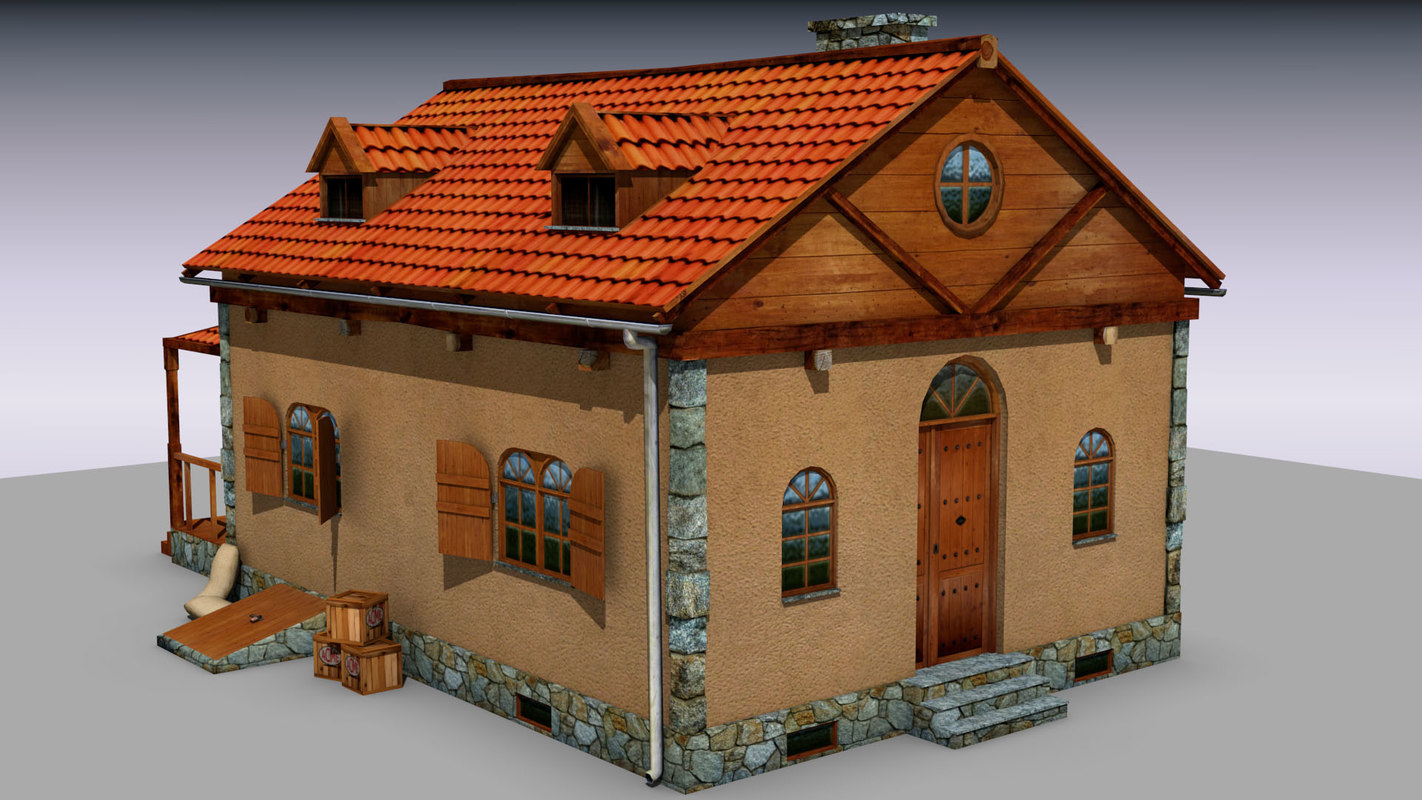 Country Cottage 3D model