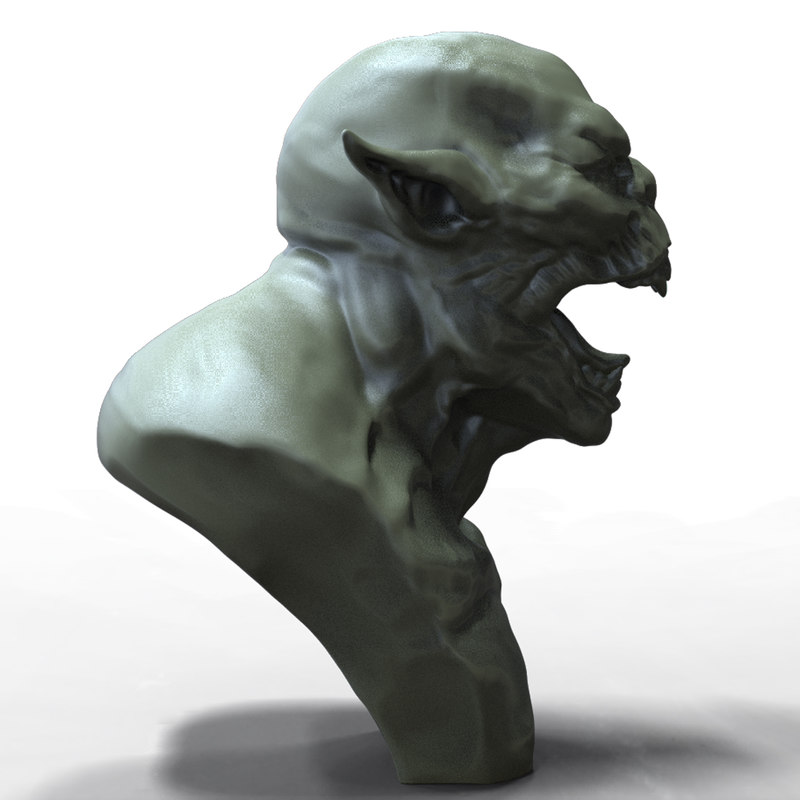 Demon Head 3D model