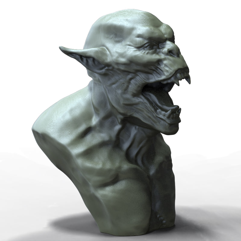 Demon Head 3D model