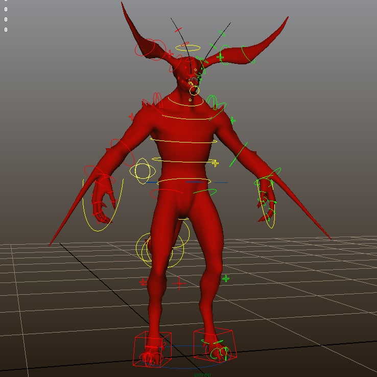 Demon no eyes 3D model